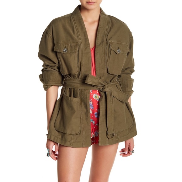 Free People Jackets & Blazers - FREE PEOPLE in our nature cargo jacket